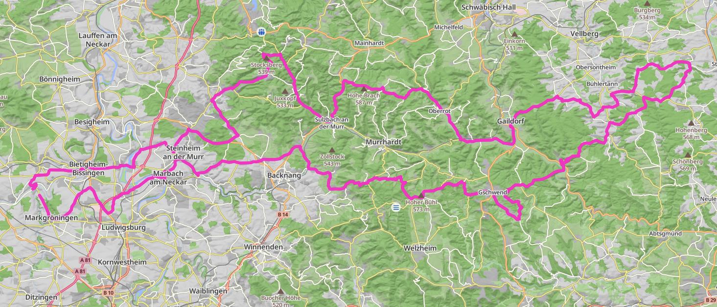 Routenverlauf